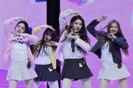 SM Entertainment's "Hearts2Hearts" made their debut early this year. (Photo by Han Myung-Gu/WireImage)
